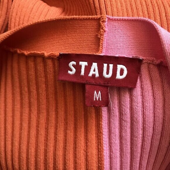 Staud Size Medium Shoko Cardigan Midi Dress - Picture 7 of 7